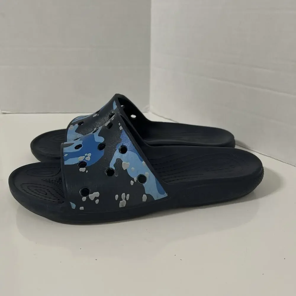 CROCS Classic Slide Blue Camouflage M10 W12